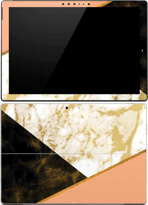 Colored Marble Surface Pro (2017) Skin